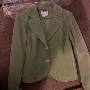 Green Corduroy Blazer